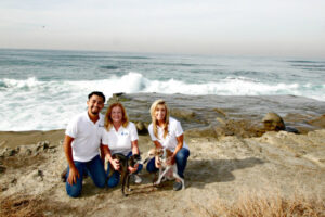 Another photo of some great team members who get together to rent La Jolla vacation homes.